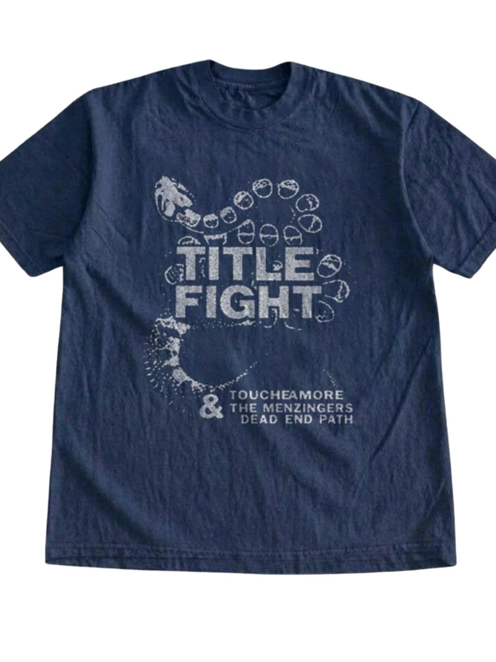 Gildan Title Fight Navy Graphic Band Tee